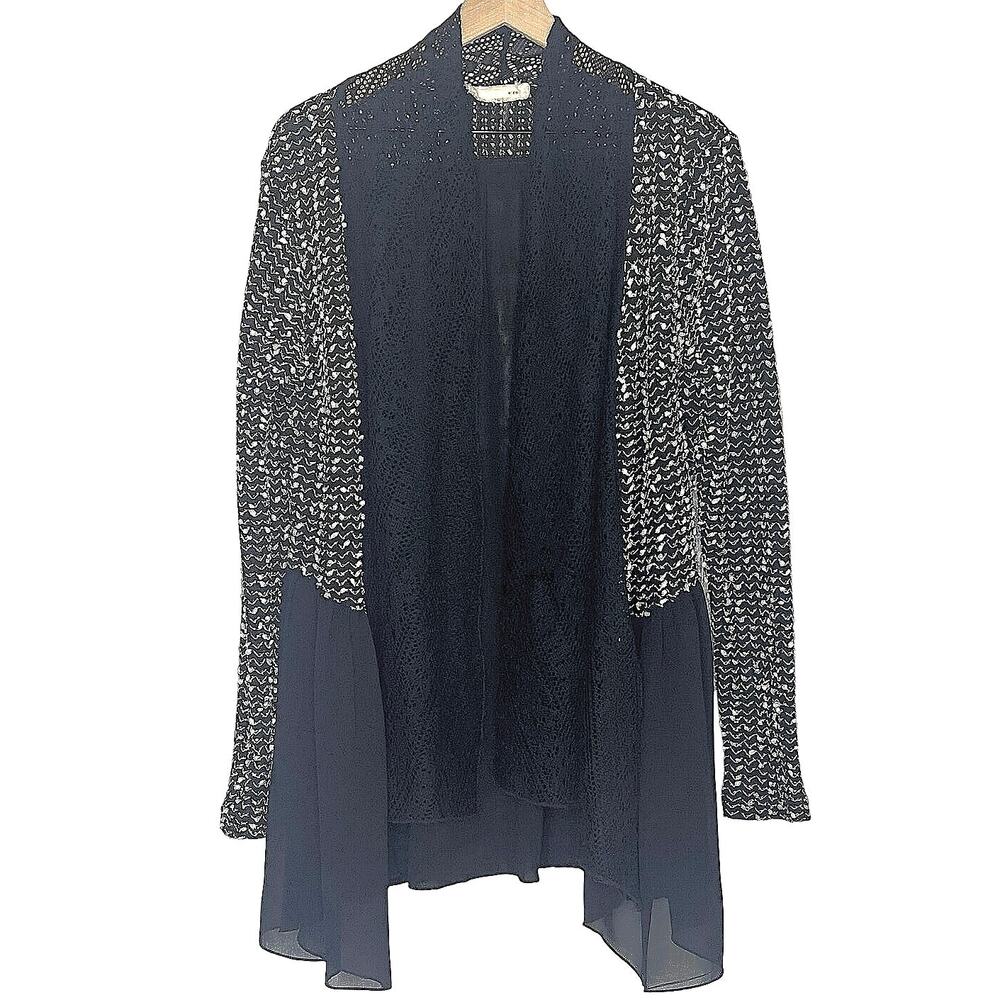 ANTHRO A’reve Cardigan Boho Whimsigoth Witchy Artsy Plazacore Eclectic Fairygoth